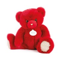Ours en peluche rouge baiser- Collection - 30 cm