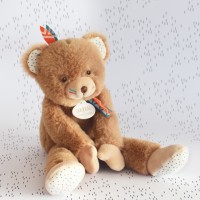 Peluche Ours marron Tiwipi - 30 cm
