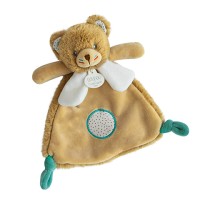 Doudou plat Ours marron Tiwipi - 23 cm