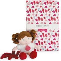 Poupée de chiffon Demoiselle de Doudou blanche - 23 cm