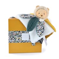 Doudou LION avec pétales - BOH'AIME - 27 cm