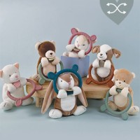 Doudou anneau de dentition - HOULAHOP-Modèle aléatoire