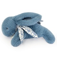Lapin DOUDOU® - Peluche lapin Bleu - 25 cm