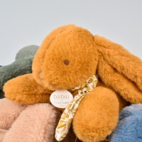 Lapin DOUDOU® Jaune moutarde - Peluche lapin - 25 cm