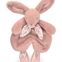 Lapin DOUDOU® - Doudou lapin Rose poudré - 29 cm