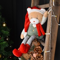 Doudou Farceur de Noël - Cotillon Lutin Farceur 40 cm