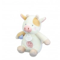 DC4358 Peluche vache - 17cm - DOUDOU de la ferme avec boite sonore