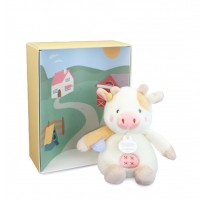 DC4358 vache  DOUDOU de la ferme avec boite sonore