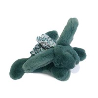 Lapin DOUDOU® - Porte-clé Peluche Lapin vert - Vue de face