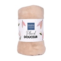 Plaid douceur  70*100cm - Beige