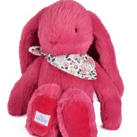 LAPIN FLEURETTE - fushia - 35cm