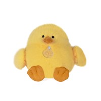 Peluche poussin jaune de face