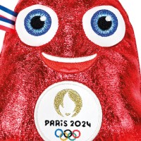 Peluche mascotte officielle JO Paris 2024 fabriquée en France - Edition limitée version métallisée - 27 cm- JO2428-2.jpg