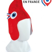 Kit supporter chapeau Phryge - Bonnet phrygien JO paris 2024 - Taille L - Adulte - Fabriqué en France