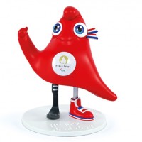Peluche mascotte officielle Jeux Olympiques Paris 2024 - 35 cm I mascotte  JO Paris 2024 - 80 cm