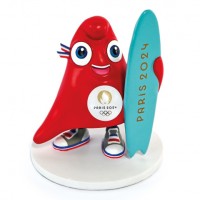 Figurine Mascotte JO Paris 2024 - Surf