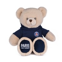 Peluche officielle Ours PSG capuche - 50 cm