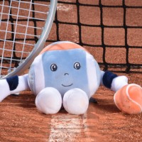 Peluche Roland-Garros- Monsieur Balle  Bleue – 17 cm