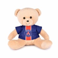 Ours en peluche avec maillot PSG  - 25 cm