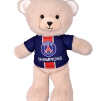 Ours en peluche PSG Champion - Edition limitée - 23 cm