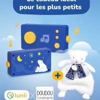 Duo Doudou Ours Clair de lune + conteuse Lunii