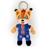 Porte clé PSG - Mascotte Germain Le Lynx -15 cm