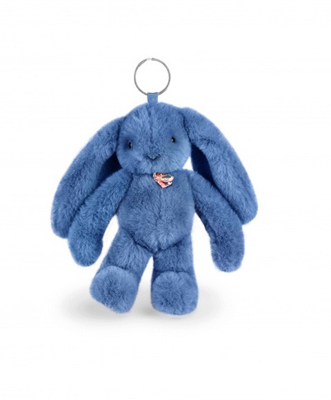 Porte clés - Bleu DC4295 LAPIN FLEURETTE