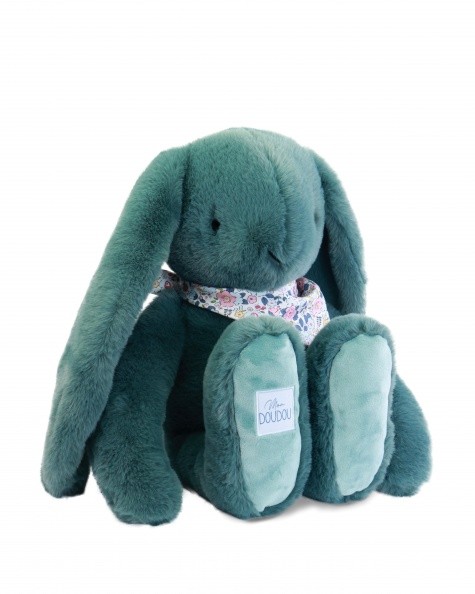 Peluche LAPIN FLEURETTE - 50 cm - Vert DC4308