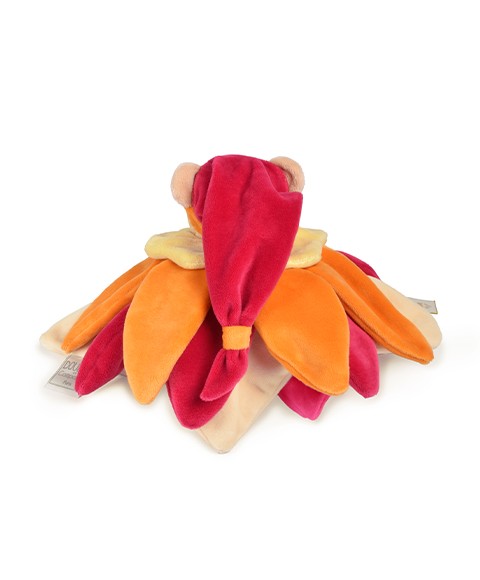 Doudou Fleur Collector Jaune/Orange- 25 cm - Réédition limitée et numérotée