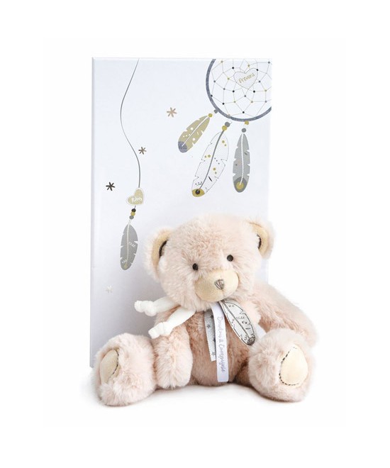 Ours en peluche bébé marron- 22 cm