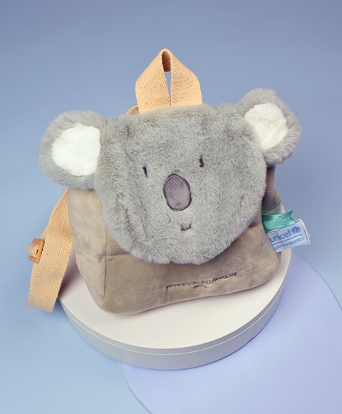 DC3832-41.jpg Sac à dos enfant koala gris - 20 x 20 x 10 cm - Unicef