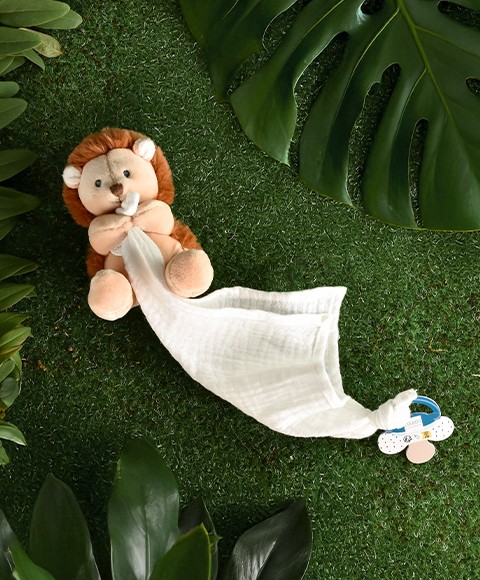 DC3983-41.jpg Doudou attache sucette peluche Hérisson - 12 cm - Unicef