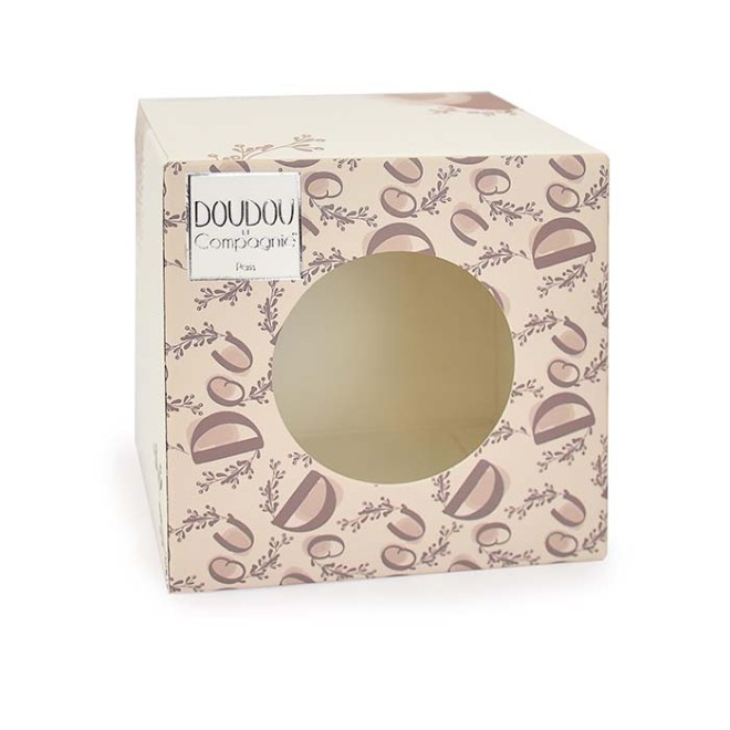 Lapin DOUDOU® - Peluche Lapin beige - Boite
