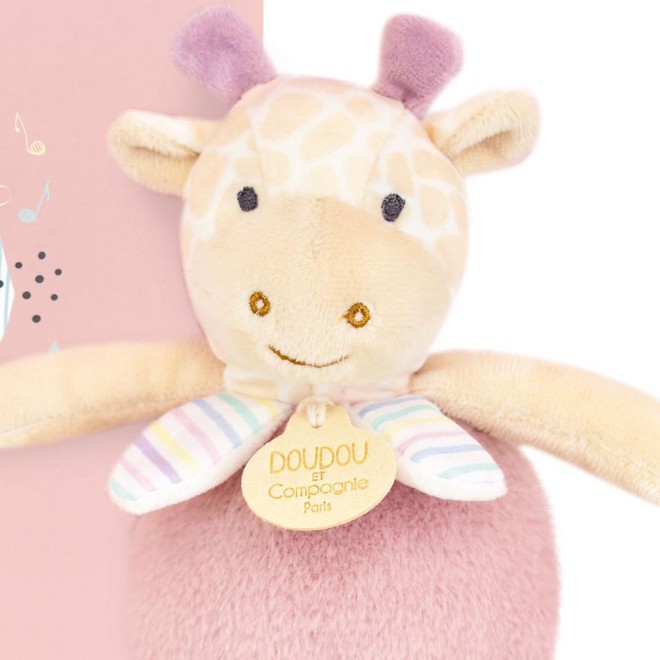 Boite a musique bebe - Girafe rose - zoom - dc4157-girafe2.jpg