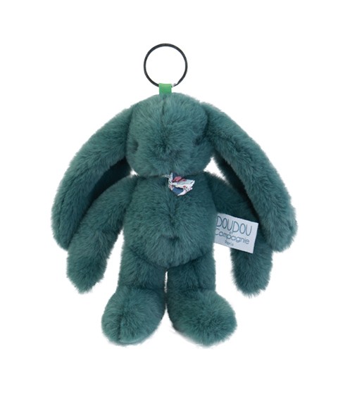 Porte clé en peluche Lapin- dc4295-vert.jpg