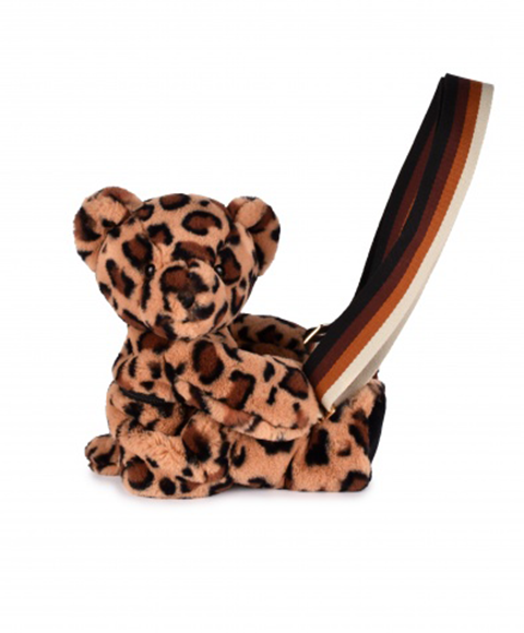 Sac bandouliere - Ours en peluche Léopard - 30 cm- DC4566.png