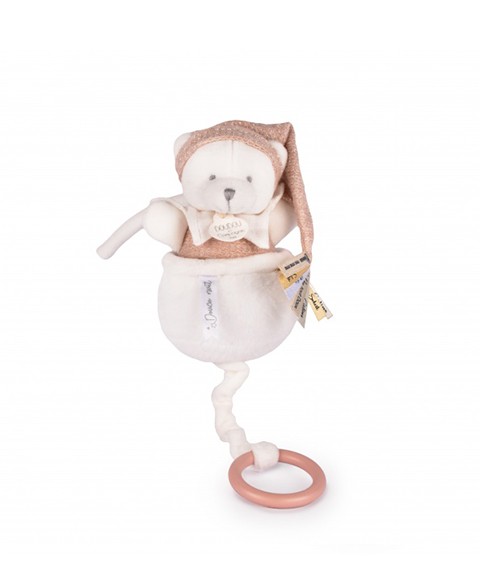 DC4585  boite a musique ours rose