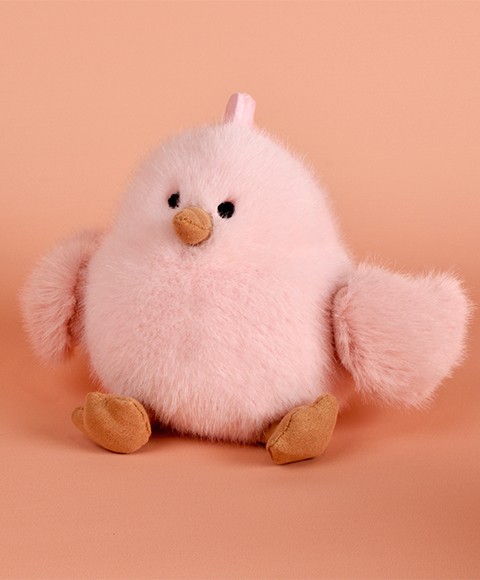 PIOU - Peluche rose