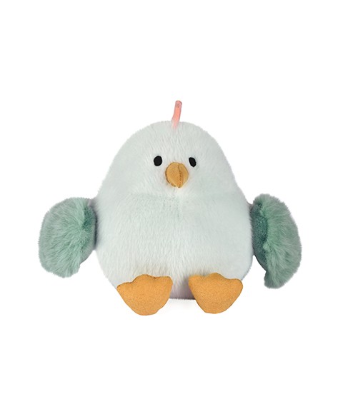 Peluche poussin amande de face