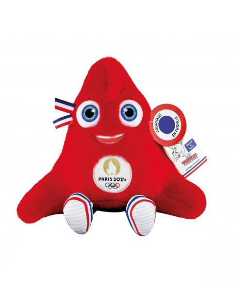 Peluche Mascotte Officielle Jeux Olympiques Paris 2024 - Fabriquée en France - 30 cm-JO2405.png