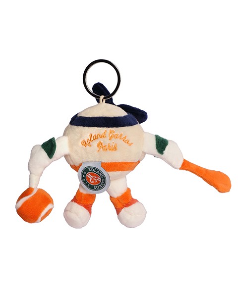 LI4608 porte-cles-peluche-madame-balle-roland-garros-logo-dos