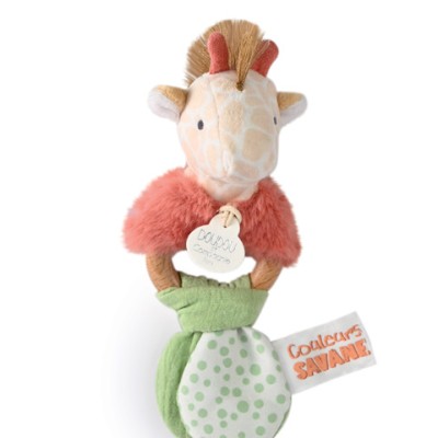 Hochet bébé girafe - 15 cm