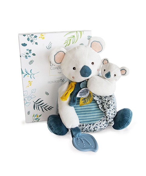 DC3669-2 Coffret peluche d'activités Yoca le koala et son bébé  - 25 cm