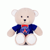 Peluche officielle Ours PSG - Bandes Hechter - 23 cm