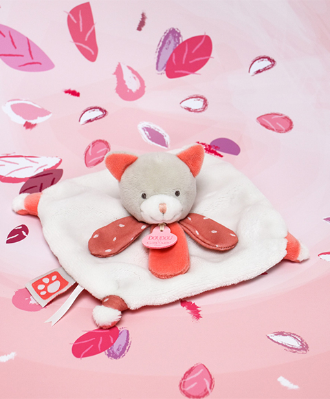 Collier Pour Chat Elza Rouge Corail - Nylon élastique, 20-34 Cm, Clochette Et Bande Réfléchissante