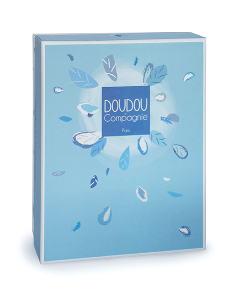 Doudou et Compagnie - Doudou Lapin - Blanc/Bleu Pastel - - 292438