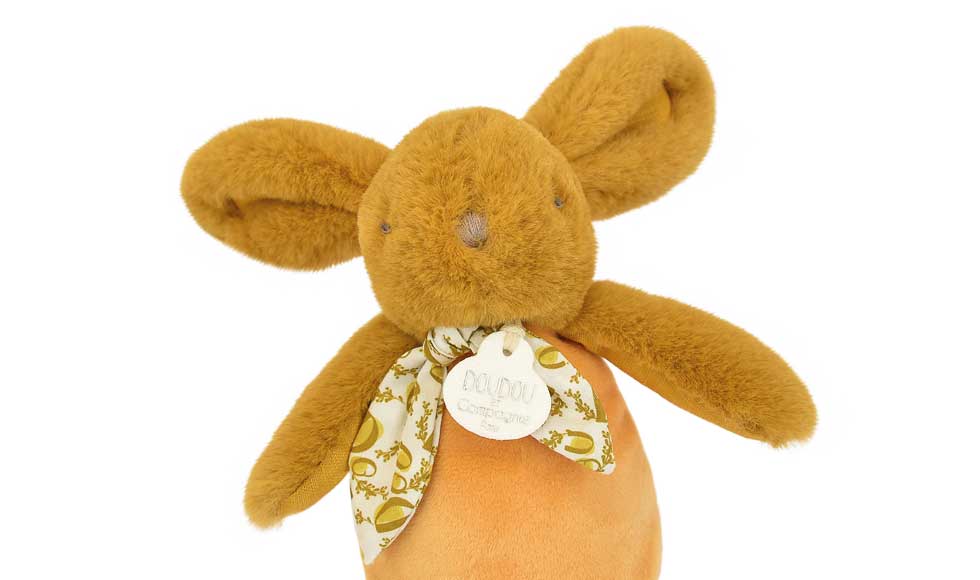 Veilleuse bebe musicale Culbuto jaune - 16 cm