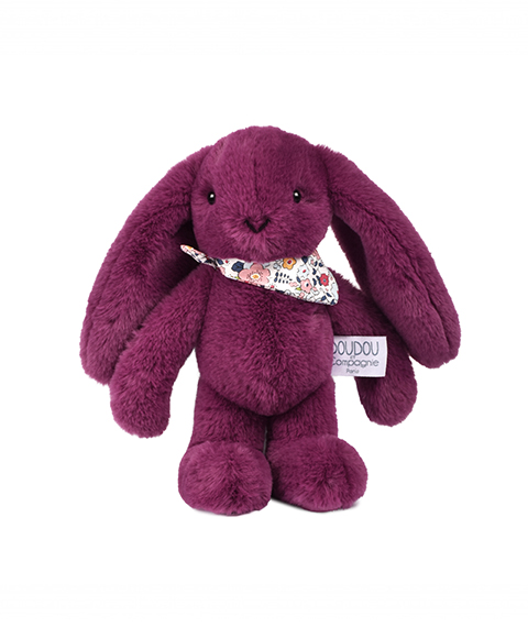 Peluche lapin grande oreille Prune 25cm
