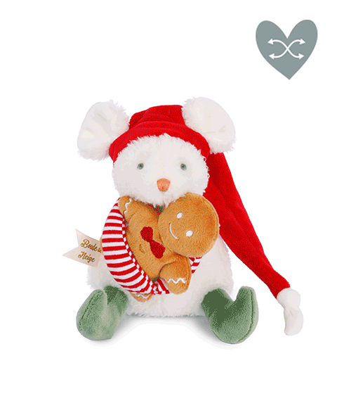 Souris de Noël - modèle aléatoire - 15 cm