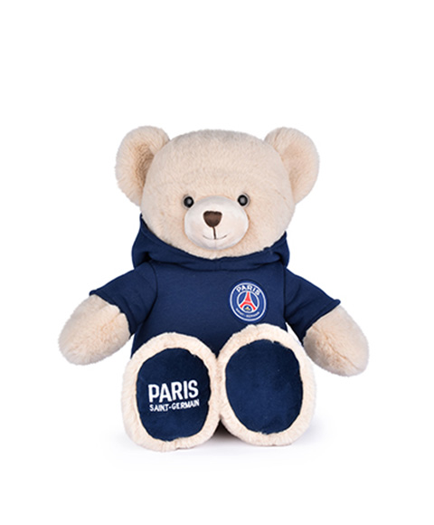 OURS PSG capuche - 35 cm